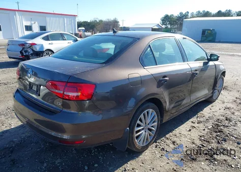 2015 Volkswagen Jetta 1.8T Se из США, поврежденный, VIN 3VWD17AJ6FM242499